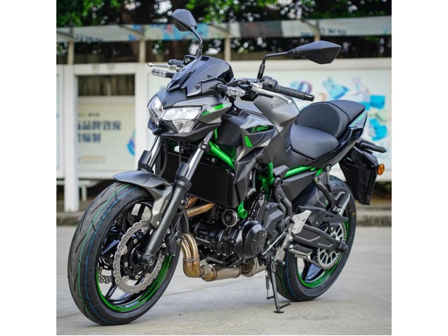 2020-2025 Kawasaki Ninja Z650 Motorcycle Fairings - Black Green UK