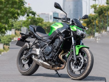 Best 2020-2023 Kawasaki Ninja Z650 Motorcycle Fairings - Green Black UK