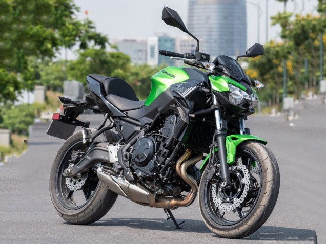 2020-2025 Kawasaki Ninja Z650 Motorcycle Fairings - Green Black UK