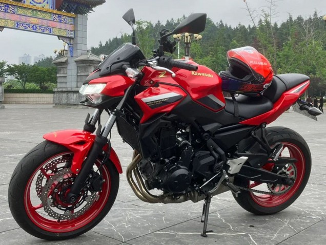 2020-2025 Kawasaki Ninja Z650 Motorcycle Fairings - Red Black UK