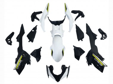 Best 2020-2023 Kawasaki Ninja Z650 Motorcycle Fairings - White Black Green UK