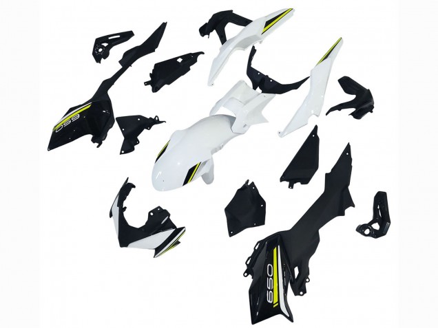 2020-2025 Kawasaki Ninja Z650 Motorcycle Fairings - White Black Green UK
