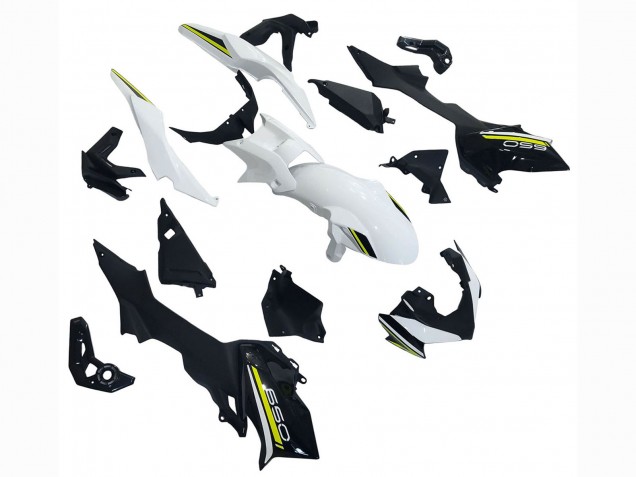 2020-2025 Kawasaki Ninja Z650 Motorcycle Fairings - White Black Green UK