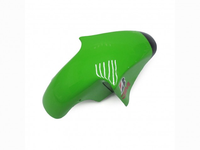 1989-1990 Kawasaki ZXR250 Motorcycle Fairings - Green Glossy Black Elf Touch4 Bridgestone UK
