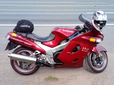 Best 1993-2003 Kawasaki ZZR1100 Motorcycle Fairings - Red UK