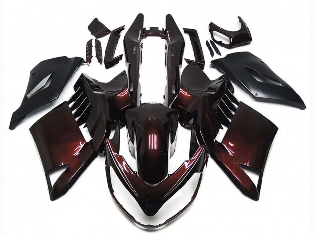2007-2009 Kawasaki GTR1400/ZG1400 Motorcycle Fairings - Maroon Red Black UK