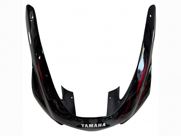 1997-2007 Yamaha YZF 1000R Thunderace Motorcycle Fairings - Black with Dark Red Flame UK