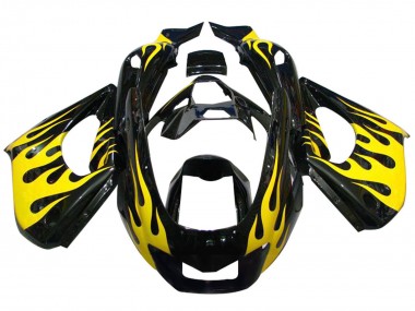Best 1997-2007 Yamaha YZF 1000R Thunderace Motorcycle Fairings - Black Yellow UK