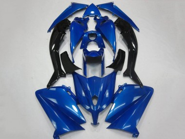 Best 2012-2014 Yamaha TMAX530 Motorcycle Fairings - Blue Black UK