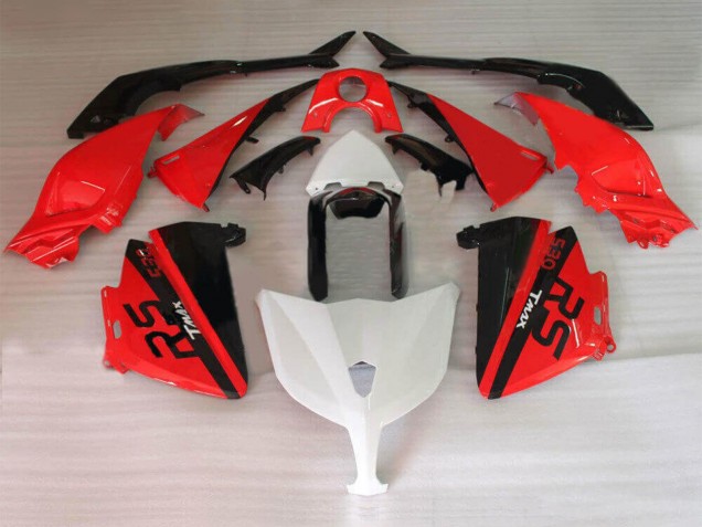 2012-2014 Yamaha TMAX530 Motorcycle Fairings - White Red Black UK