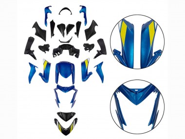 Best 2015-2020 Suzuki GSX-S 1000 Motorcycle Fairings - Black Blue UK