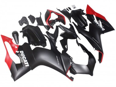 Best 2020-2024 Ducati Panigale V2 Motorcycle Fairings - Red Matte Black Corse UK