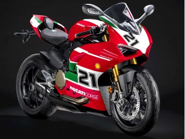 Best 2020-2024 Ducati Panigale V2 Motorcycle Fairings - White Red Green Matte Black Corse 21 UK