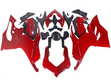 Best 2020-2024 Ducati Panigale V2 Motorcycle Fairing - Red Matte Black UK