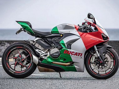 Best 2020-2024 Ducati Panigale V2 Motorcycle Fairings - Silver Red Green UK