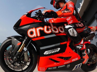 Best 2018-2019 Ducati Panigale V4 V4S Motorcycle Fairings - Red Glossy Black Aruba 11 UK