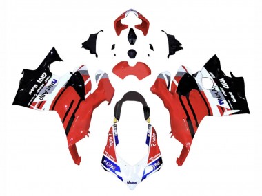 Best 2018-2019 Ducati Panigale V4 V4S Motorcycle Fairings - Red Blue Glossy Black Flex-Box Givi UK