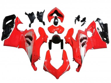 Best 2020-2021 Ducati Panigale V4 V4S Motorcycle Fairings - Red White Glossy Black UK