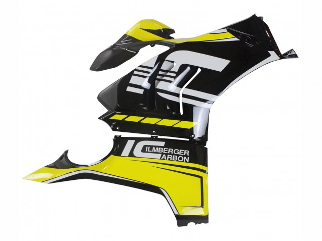2020-2021 Ducati Panigale V4 V4S Motorcycle Fairings - Yellow White Glossy Black UK