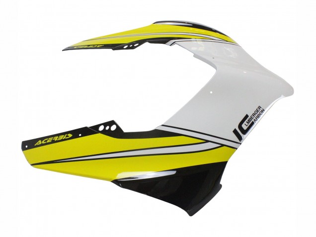 2020-2021 Ducati Panigale V4 V4S Motorcycle Fairings - Yellow White Glossy Black UK
