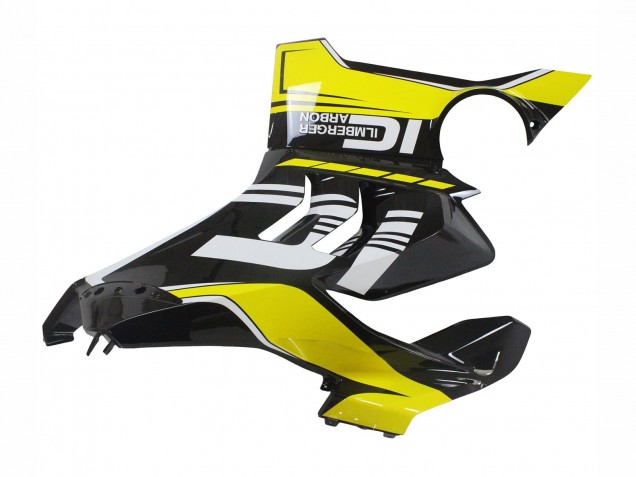 2020-2021 Ducati Panigale V4 V4S Motorcycle Fairings - Yellow White Glossy Black UK
