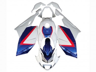 Best 2005-2010 BMW K1200S Motorcycle Fairings - White Red Blue UK