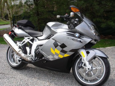 Best 2005-2010 BMW K1200S Motorcycle Fairing - Silver Yellow Black UK
