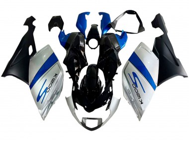 Best 2005-2010 BMW K1200S Bike Fairings - Silver Blue Black UK