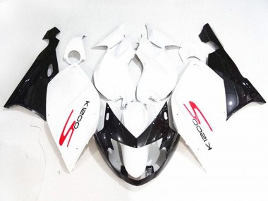 Best 2005-2010 BMW K1200S Motorcycle Fairings - White Glossy Black UK