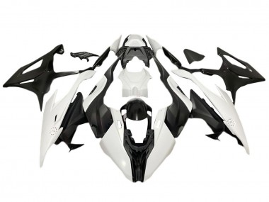 Best 2019-2022 BMW S1000RR Motorcycle Fairings - Matte Black White UK