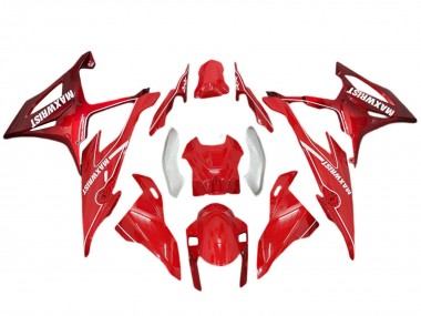 Best 2019-2022 BMW S1000RR Motorcycle Fairings - Red Silver MaxWrist UK