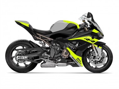 Best 2019-2022 BMW S1000RR Motorcycle Fairings - Black Yellow Grey UK