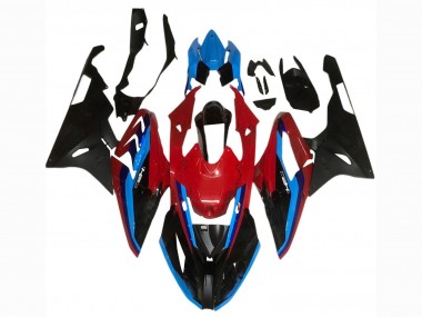 Best 2017-2018 BMW S1000RR Motorcycle Fairings - Blue Red Black UK