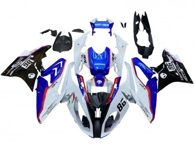 Best 2017-2018 BMW S1000RR Bike Fairings - White Blue Red Glossy Black UK