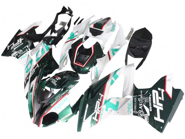 2017-2018 BMW S1000RR Motorcycle Fairings - White Green UK