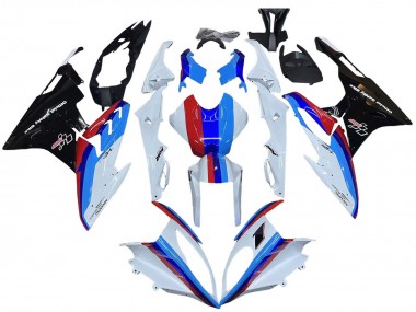 Best 2015-2016 BMW S1000RR Motorcycle Fairing Kits - White Red Blue Glossy Black UK