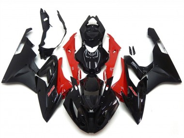 Best 2015-2016 BMW S1000RR Motorcycle Fairing - Red Glossy Black Matte Black UK