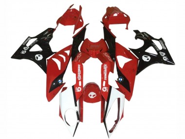 Best 2009-2014 BMW S1000RR Motorcycle Fairings - Red White Glossy Black UK