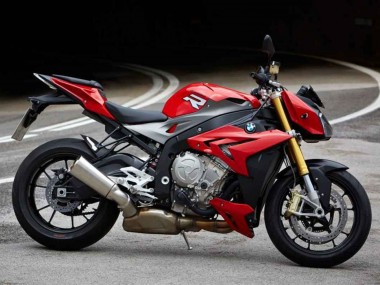 Best 2014-2016 BMW S1000R Motorcycle Fairings - Black Red UK