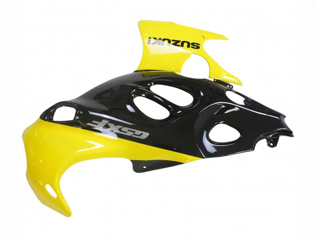 2004-2006 Suzuki GSX600F/GSX750F Motorcycle Fairings - Glossy Black Yellow UK