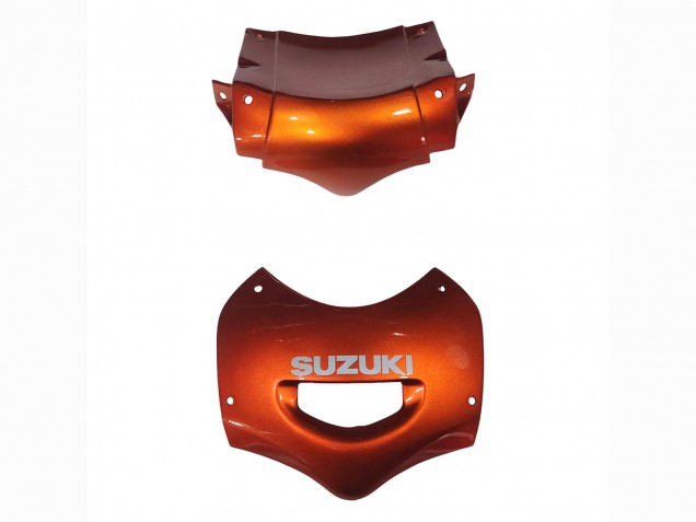 2004-2006 Suzuki GSX600F/GSX750F Motorcycle Fairings - Burnt Orange White Logo UK