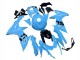 2011-2024 Suzuki GSXR 600 / GSXR 750 Motorcycle Fairings - Light Blue Black UK