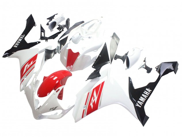 2007-2008 Yamaha YZF 1000 R1 Motorcycle Fairing - White Red Black UK