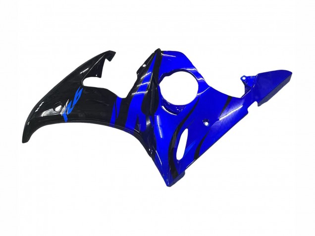 2003-2004 Yamaha YZF R6 Motorcycle Fairing - Blue Glossy Black UK