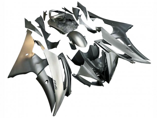 2008-2016 Yamaha YZF 600 R6 Motorcycle Fairings - Silver Grey UK