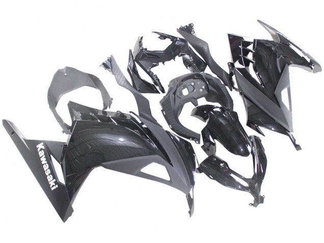 2013-2017 Kawasaki EX300 Motorcycle Fairings - Glossy Black UK