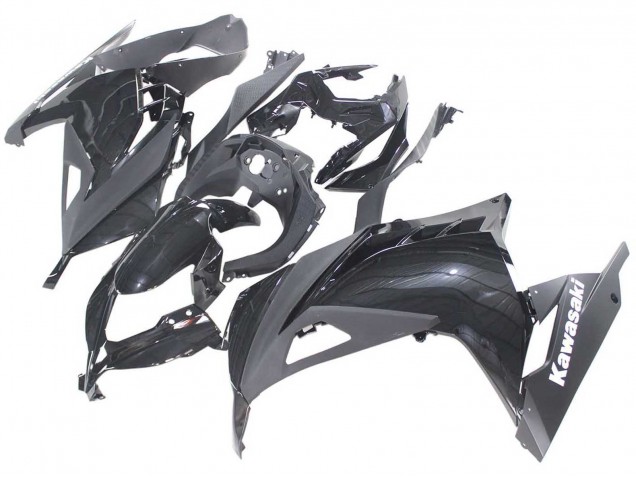 2013-2017 Kawasaki EX300 Motorcycle Fairings - Glossy Black UK