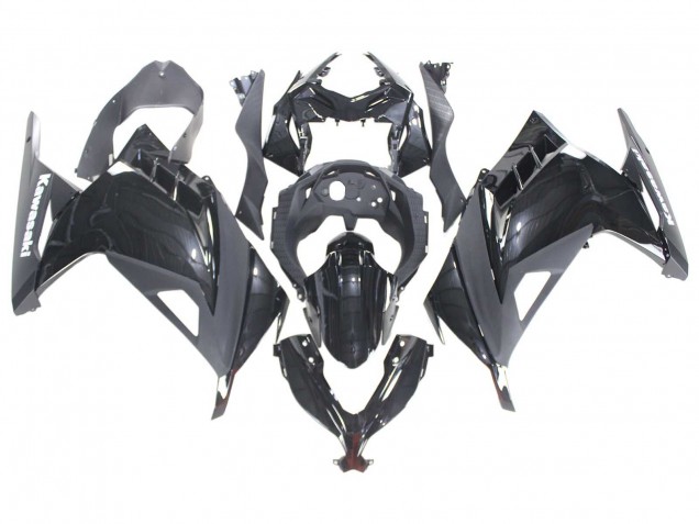 2013-2017 Kawasaki EX300 Motorcycle Fairings - Glossy Black UK