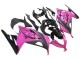 2013-2024 Kawasaki EX300 Motorcycle Fairings - Pink Black UK