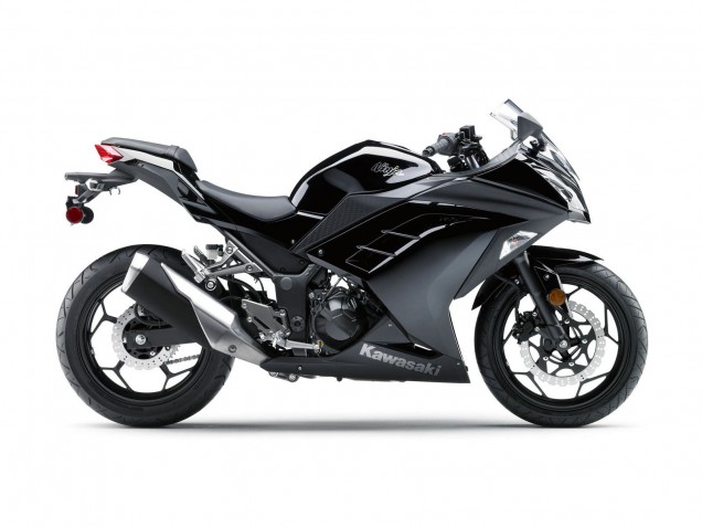 2013-2017 Kawasaki EX300 Motorcycle Fairing - Glossy Black Matte Black UK